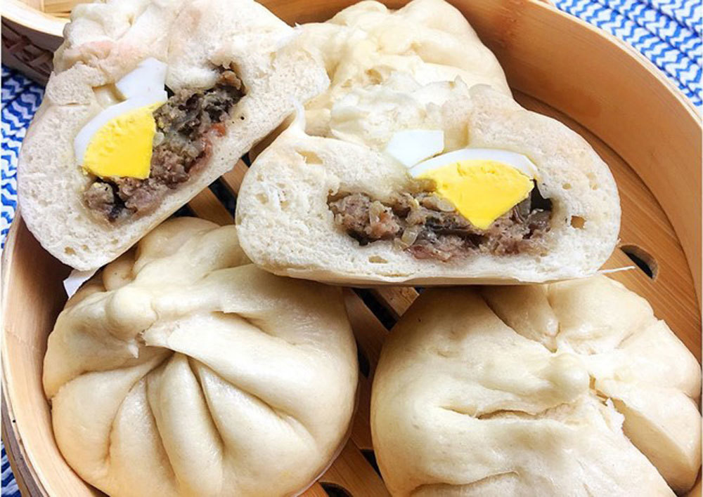 Bánh bao nhân thịt thơm ngon