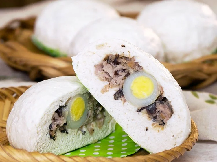 Bánh bao nhân thịt thơm ngon