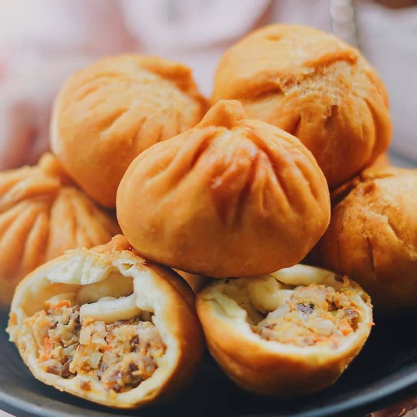 Bánh bao chiên giòn ngon