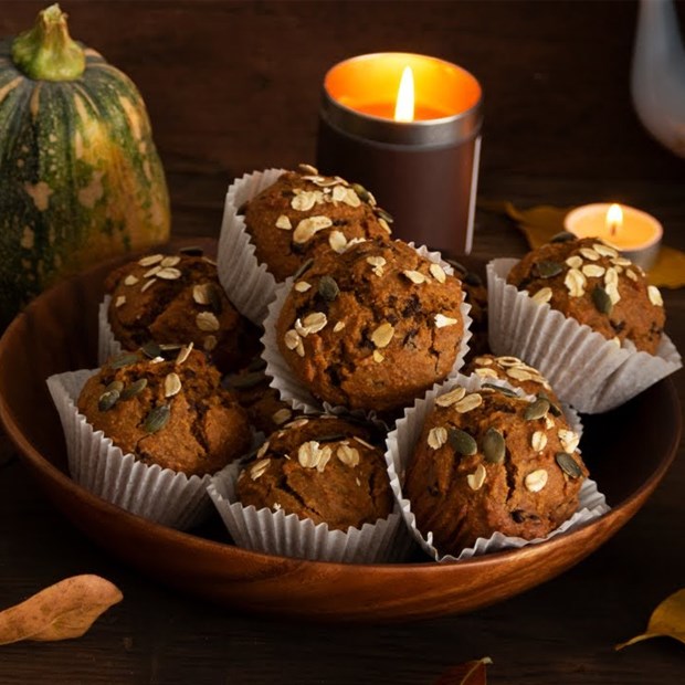 Bánh muffin bí đỏ