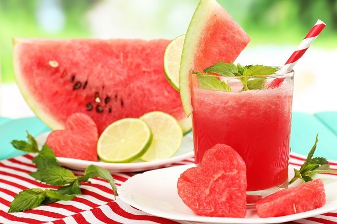 Nước ép dưa hấu và chanh