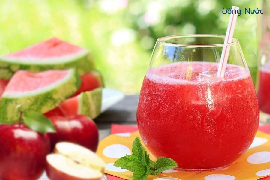 Nước ép dưa hấu và táo