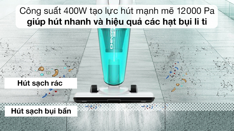 Khoang chứa bụi và công suất khá lớn
