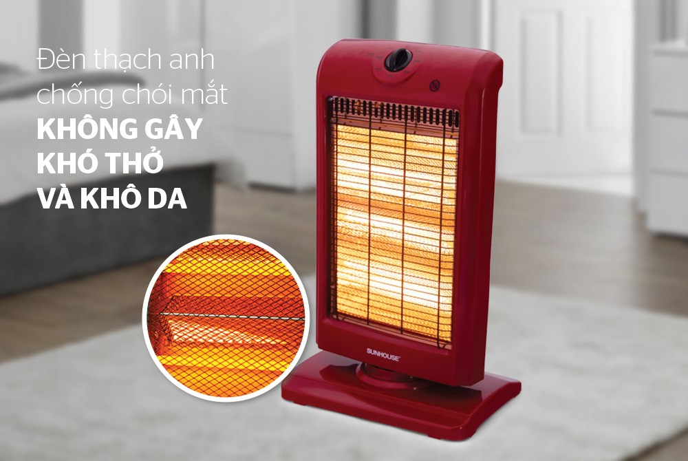 Sưởi điện Halogen Sunhouse