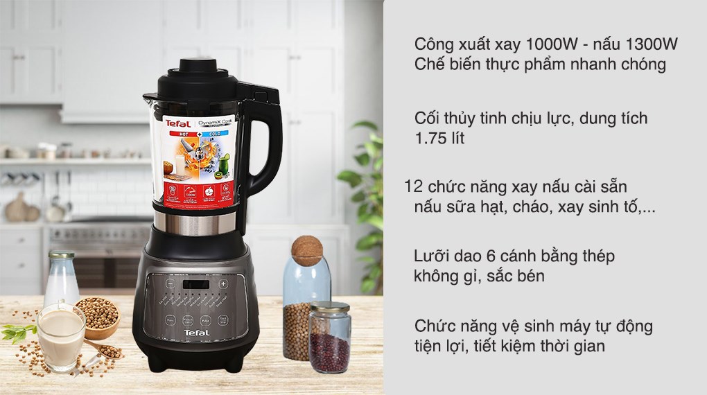 Tefal được trang bị công suất mạnh mẽ