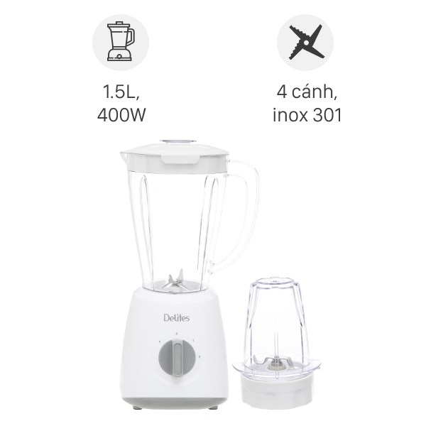 Máy xay sinh tố cối nhựa
