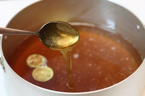 Pha nước đường làm bánh trung thu