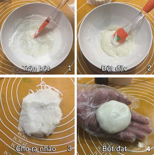 Trộn vỏ bánh trung thu
