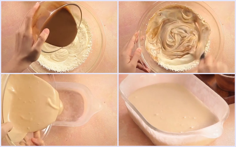 Làm phần kem Tiramisu