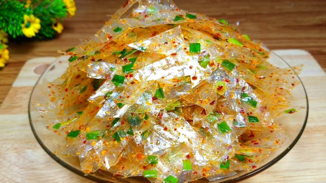 Bánh Tráng Trộn Mỡ Hành