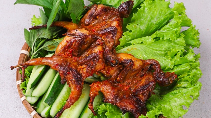 Chim cút nướng