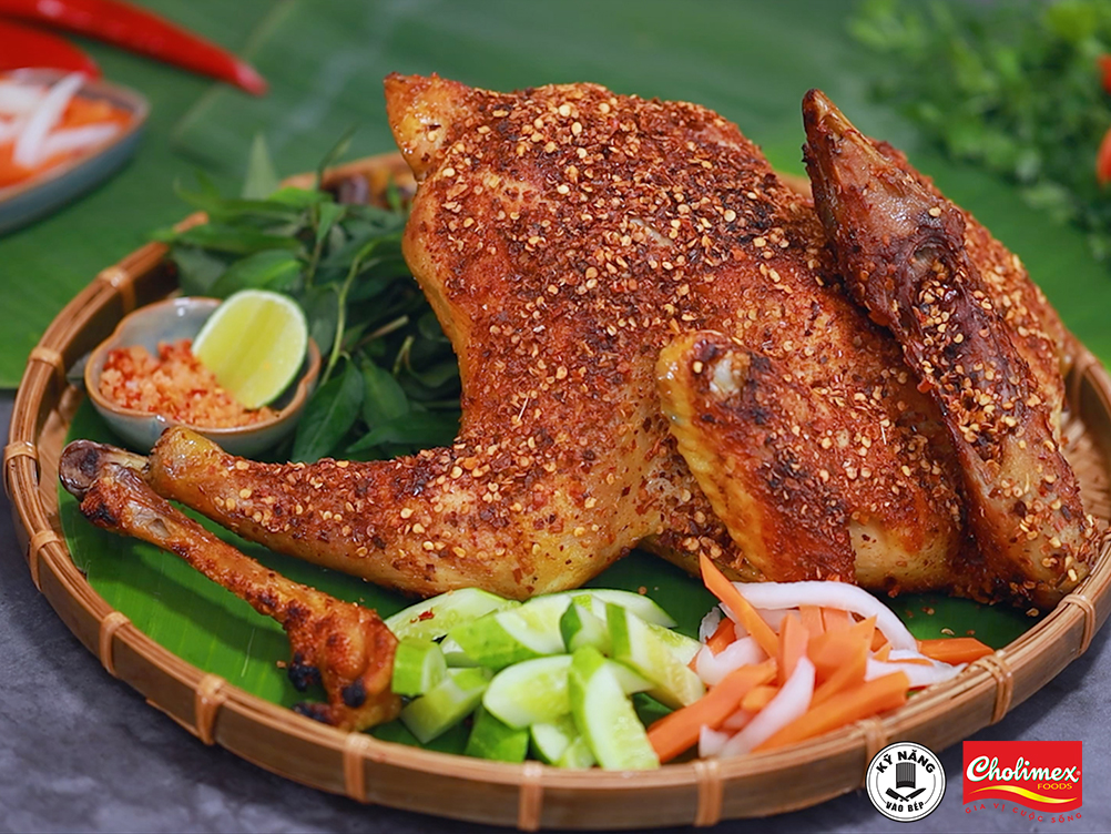 Gà nướng muối ớt