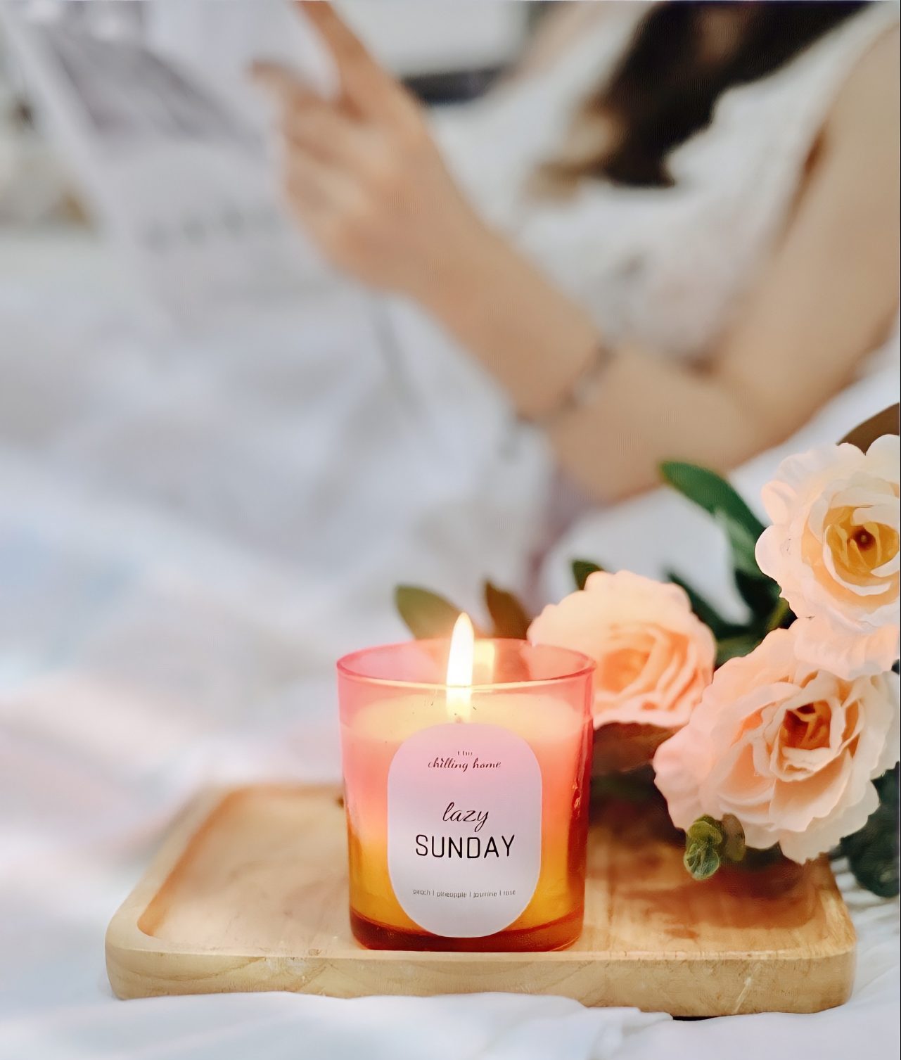 Nến thơm mùi dễ chịu cho một giấc ngủ ngon