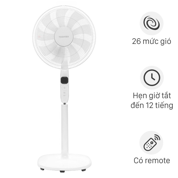 Quạt Toshiba có các ưu điểm và tính năng riêng biệt,