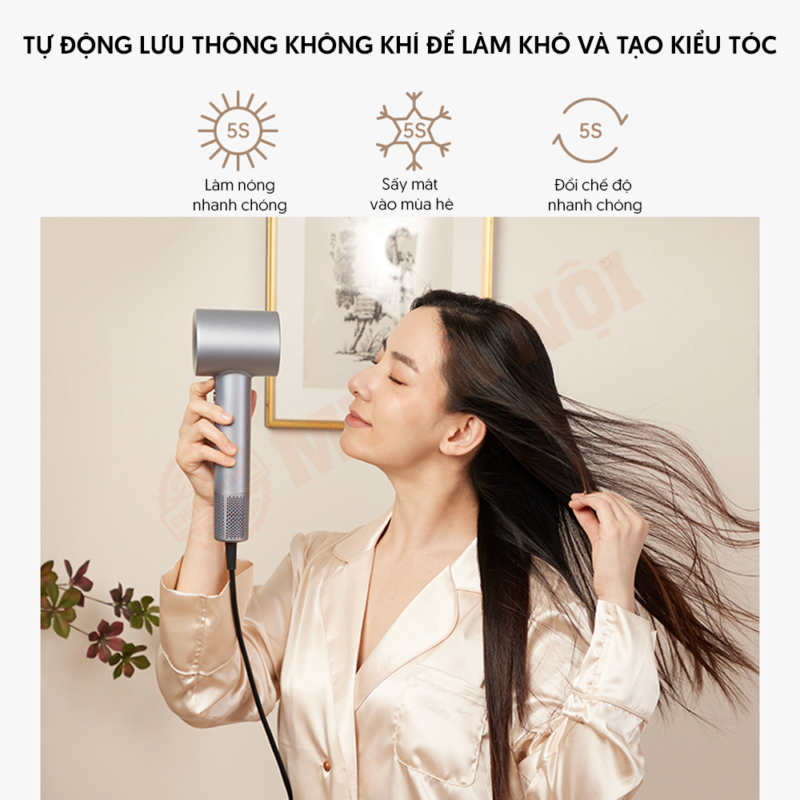 Làm khô tóc nhanh hơn