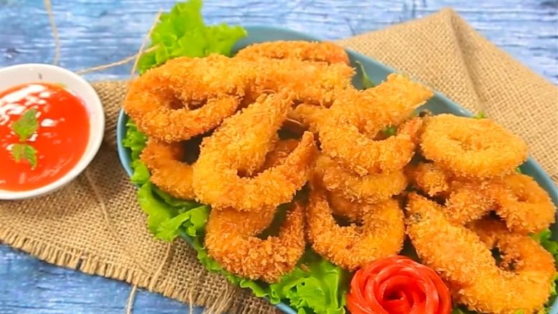 Tôm chiên xù giòn rụm thơm ngon