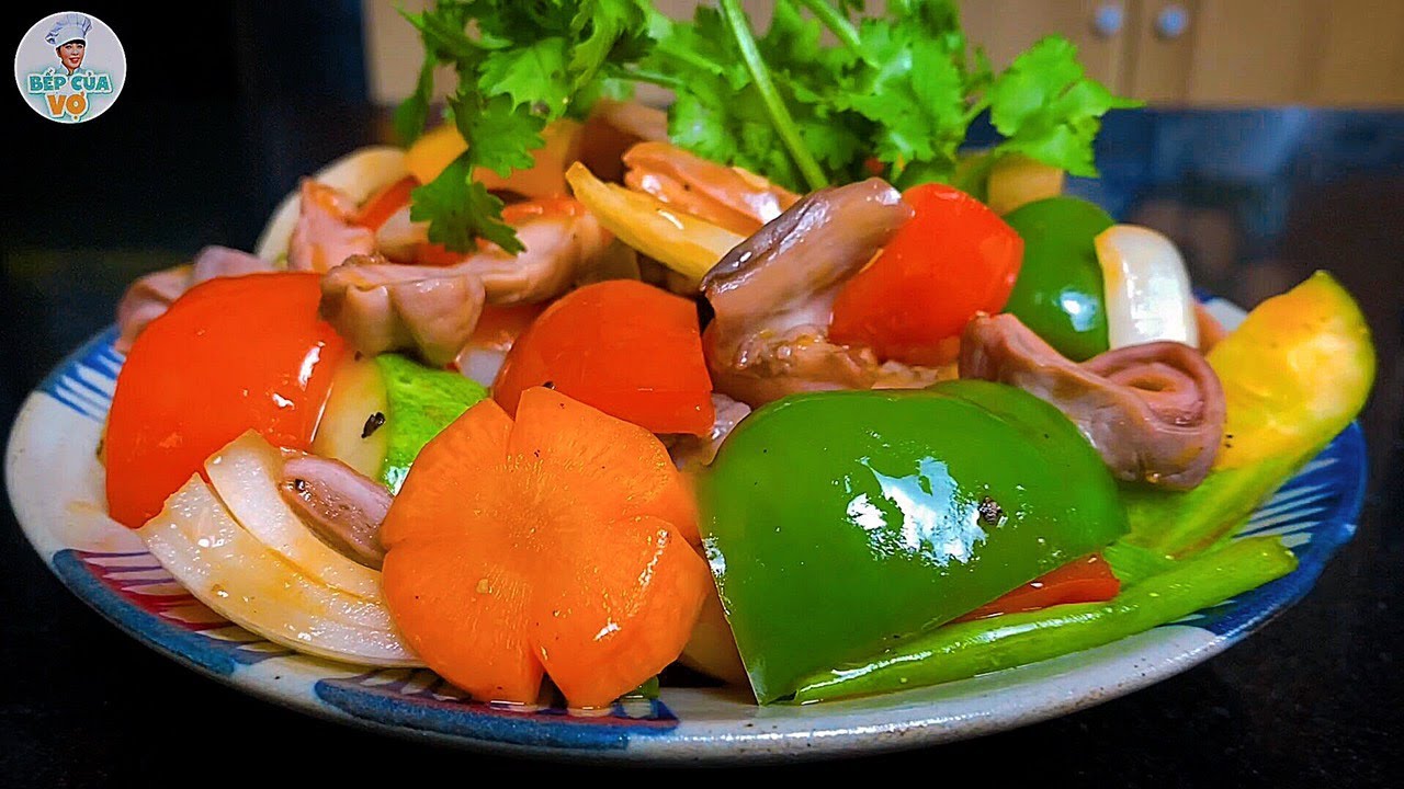 Bao tử cá ba sa xào chua ngọt