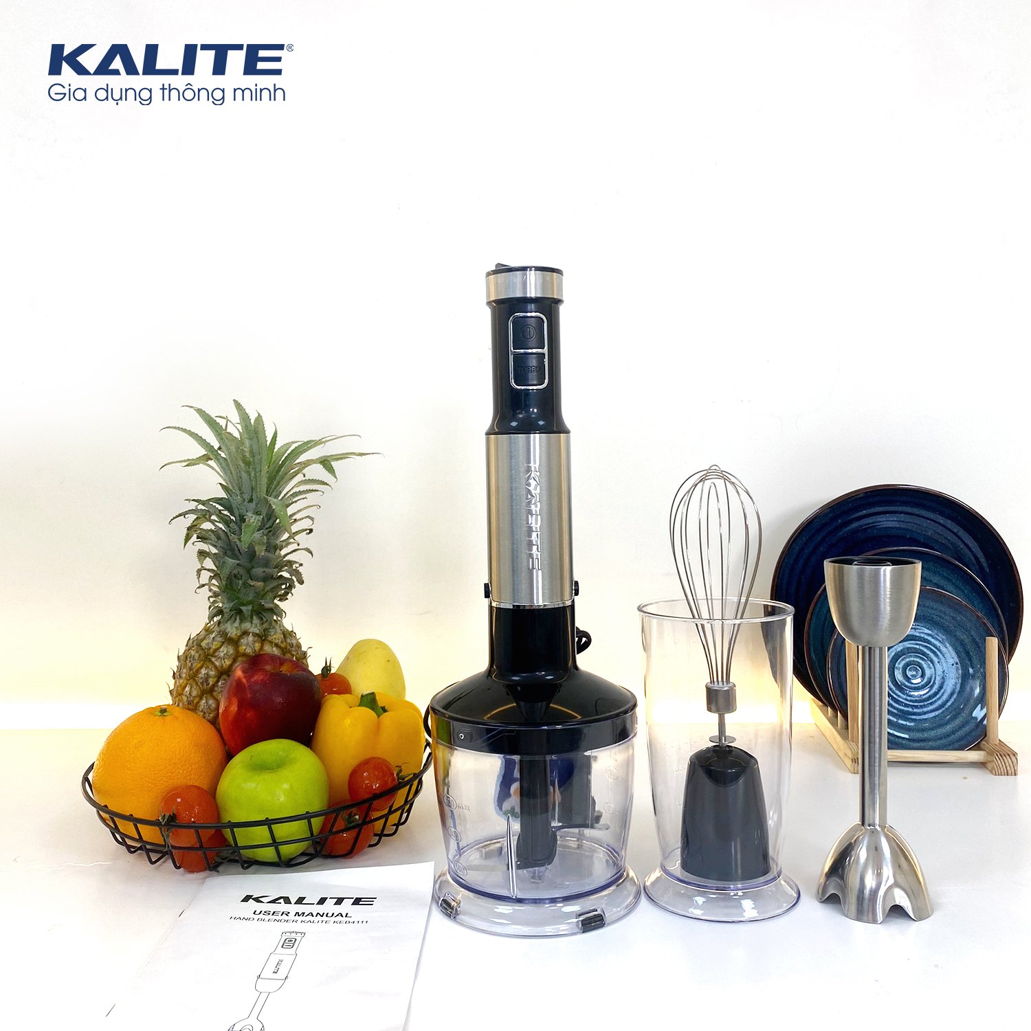 Máy xay sinh tố cầm tay Kalite KEB4111